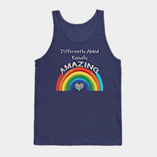 Autism Awareness & Support Equally Amazing Tank Top